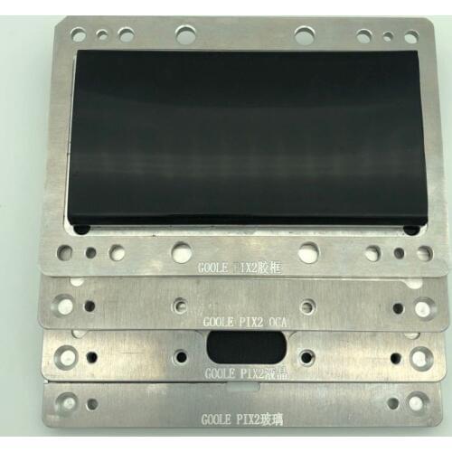 YMJ LCD touch glass and OCA film laminating mold For Google PIX2 YMJ machine use LCD oca laminating repair no bent flex cable