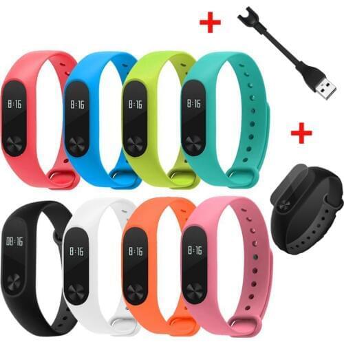 Smart Straps for Mi Band 2 Strap Charger USB Cable Screen protector for Xiaomi Mi Band 2 Strap Bracelet Pulseira for Mi Band 2