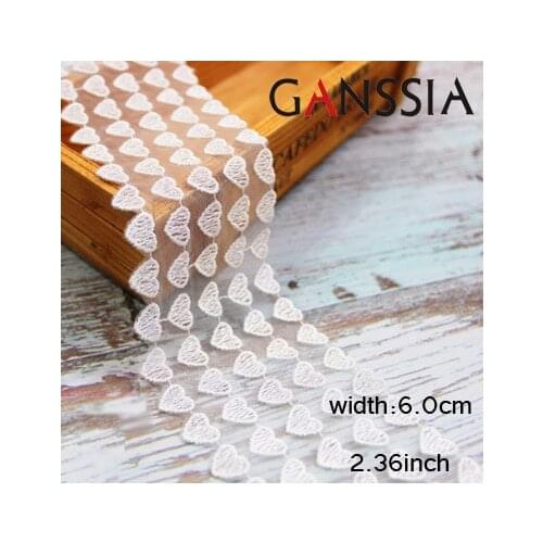 1Yard Width: 6.0cm,2020 new Knitting love Lace dress shoelace decoration DIY sewing accessories (SS-1035)