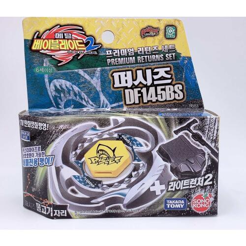 100% Takara tomy Beyblades BB83 Metal Fusion Pisces DF145BS Premium Returns Starter Set as childrens toys