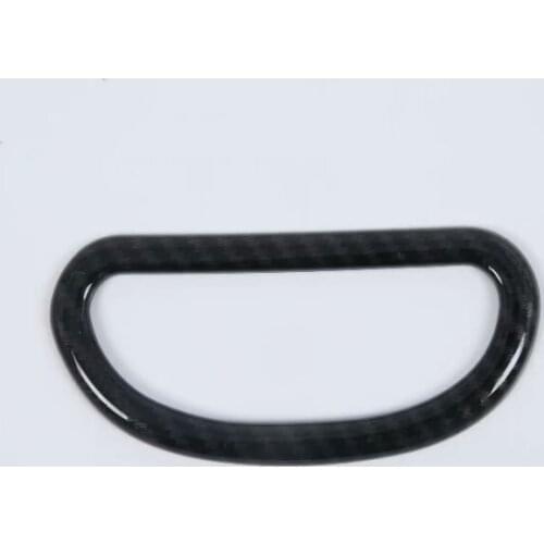 For Hyundai Kona Encino Kauai 2017-2019 2020 Carbon Fiber ABS Car Rear Trunk Handle Bowl Frame Cover Trim Car Styling Sticker