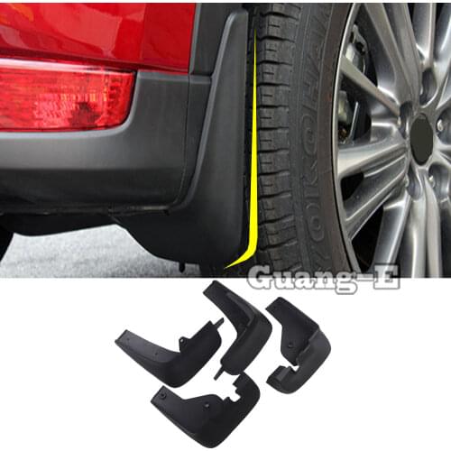 For Mazda CX-5 CX5 2017 2018 2019 2020 Car Cover Plastic Fender Soft Mudguard Protection Flap Splash Mud Guard Frame 4pcs/Set