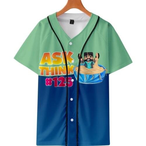 Thinknoodles 3D Prints Baseball T-shirt Women/Men Fashion Summer Short Sleeve Tshirt Hot Sale Streetwear Clothes