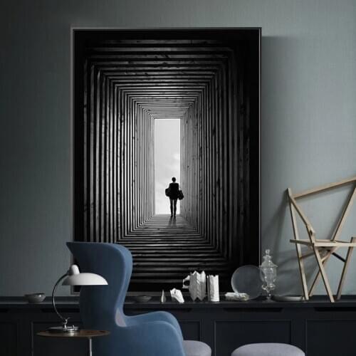 Famous The End Of Time Canvas Painting Abstract Art Wall Pictures For Living Room HD Print Nordic Posters And Prints Home Decor