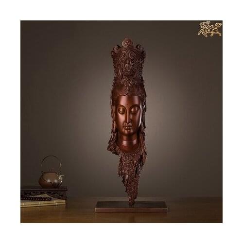 Chinese Buddhism Pure Copper Brass Buddha Statue Bronze Figurine Miniature Fengshui Home Decoration Crafts