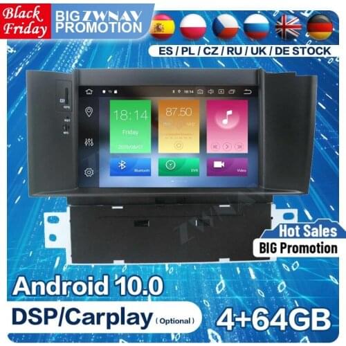 Carplay Android 2 DIn Screen For Citroen C4L DS4 2011 2012 2013 2014 2015 2016 2017 Audio Stereo Multimedia Radio Receiver Unit