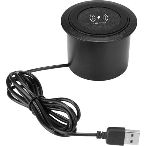 30W Fast Wireless Charger Charging Desktop Embedded Table Pad Multiple Protection Universal Sturdy Charger