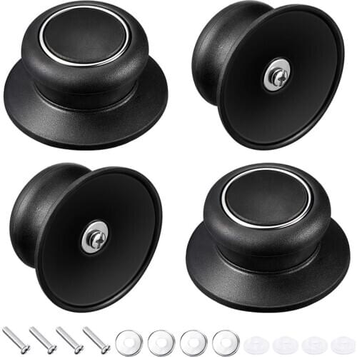 New 4 Pieces Pot Lid Knob Pan Lid Holding Handle Universal Kitchen Cookware Lid Replacement Knob