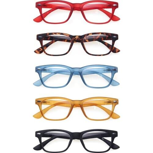 Fashion reading glasses oval frame spring hinge design unisex casual reading glasses diopter 0.5 1.75 2.0 3.0 4.0