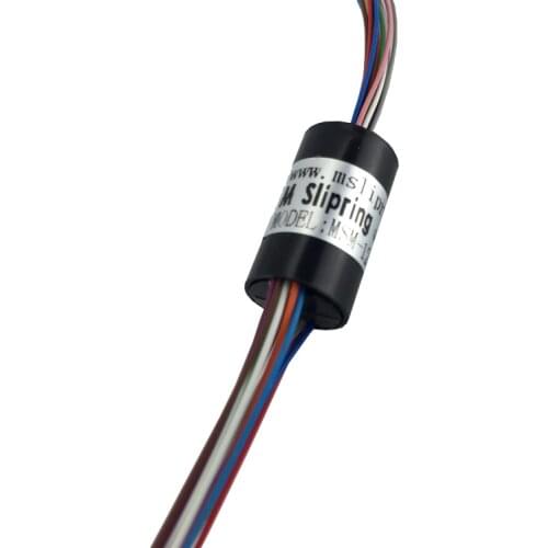 PTZ Slip Ring Conductive Slip Ring 12-channel 2A Outer Diameter 12.5mm PTZ Motor Special Slip Ring Collector Ring Brush