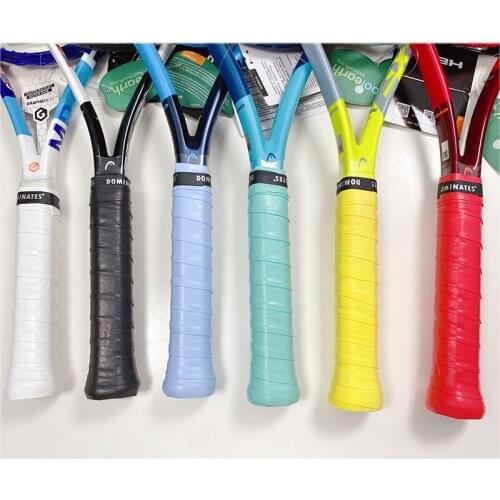 DOMINATES Sticky Tennis Racket Overgrip Japan Import Material Non-slip Sweat Absorb Grip 0.6mm Slingshot Fishing Rod Strap Grips