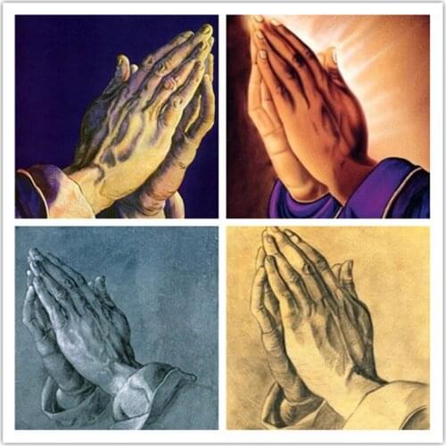 Religion Diamond Painting Diamond Mosaic Prayer Diamond Painting Kits for Adults Christian Cross Full Diamond Cross Stitch Decor