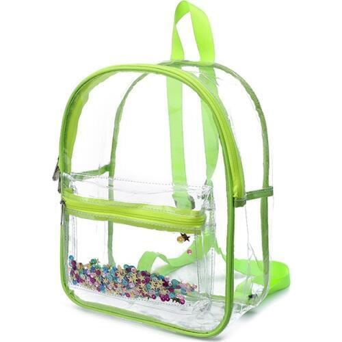 2020 New Fashion Women Backpack Transparent Clear Versatile Student Bags High Quality Youth PVC Bookbag For Teenage Girls