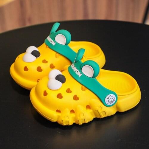 Kids Slippers for Boys Girls Cartoon Shoes Summer Toddler Flip Flops Baby Indoor Slippers Beach Swimming Slippers for Children