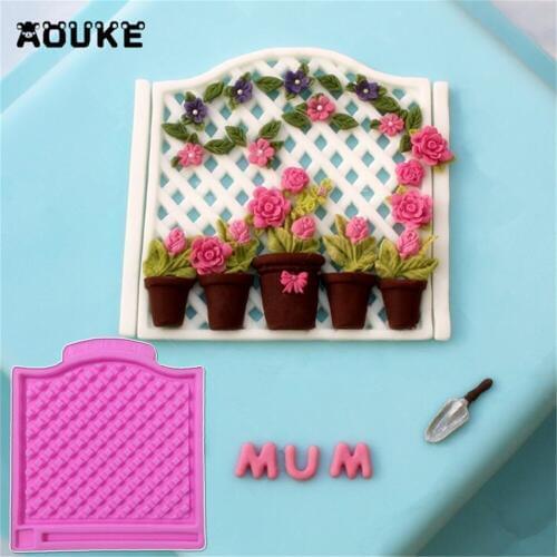 Rhombus Embossing Silicone Mould Biscuits Fondant Cake Molds Pastry Candy Chocolate Mold Baking Cake Decoration Tools Clay B011