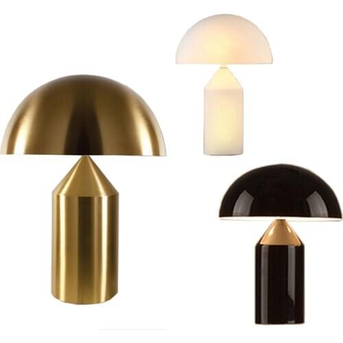 Modern Mushroom Table Lamp Nordic LED Bedroom Bedside Lamp Art Deco Desk Light Abajur Living Room Lighting Fixture Luminaria