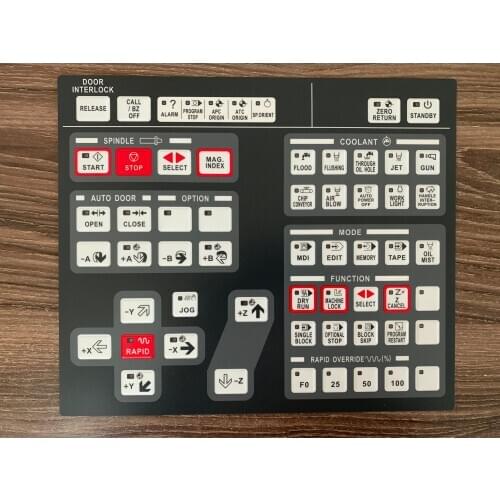 South Korea WIA VX400 VX500 vertical machining center operation panel button film / dough