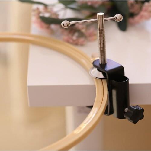 Cross-stitch Embroidery Wreath Retractable Tool Clip Simple French Frame Exquisite Round Frame Knitting Machine