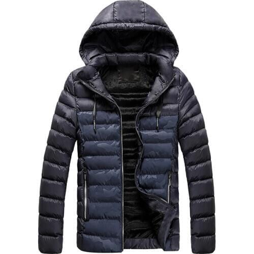 Winter Parka Men Windbreak Plus Thick Warm Windproof Coats Male Hooded Anorak Jackets Mens Winter Jackets Camouflage jacket