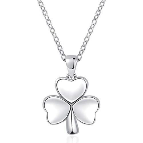 1 pcs Alloy Clover Urn Pendant Necklace Cremation Memorial Jewelry Ashes Keepsake