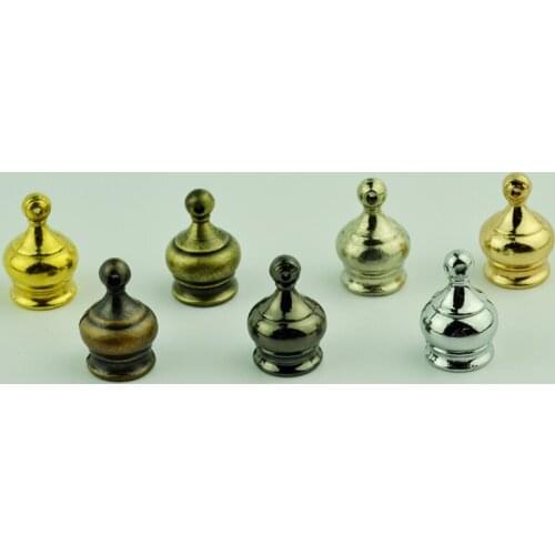 10PCS/LOT Table/Floor Lamp Finial M10 Inner Tooth Nut Electroplating DIY Lighting Accessories Decorative Screw Cap