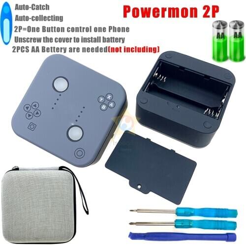 1P 2P 3P Powermon Auto Catch Game Accessory For Powermon Go Plus Bluetooth Interactive Smart Toys unscrew cover install batte
