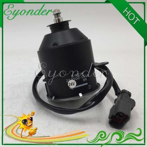 24V AC A/C Air conditioning Fan Double Blower Motor Unit for Catepillar CAT Kawasaiki Excavator ND263500-3000 263500-3000