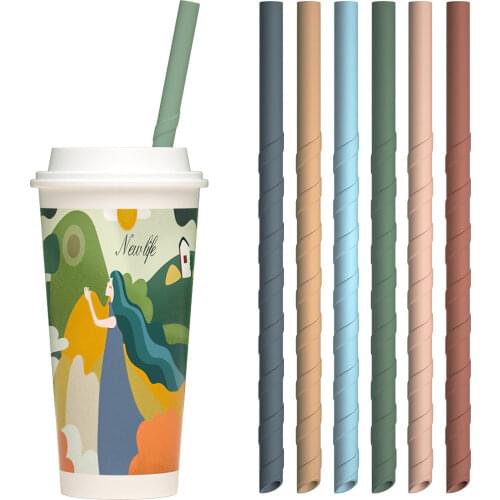 5/1pcs Silicone Straws Juice Milk Tea Drinks Cocktails Straight Tube Tube Recycling Glass Straw Bar Accessories Reusable