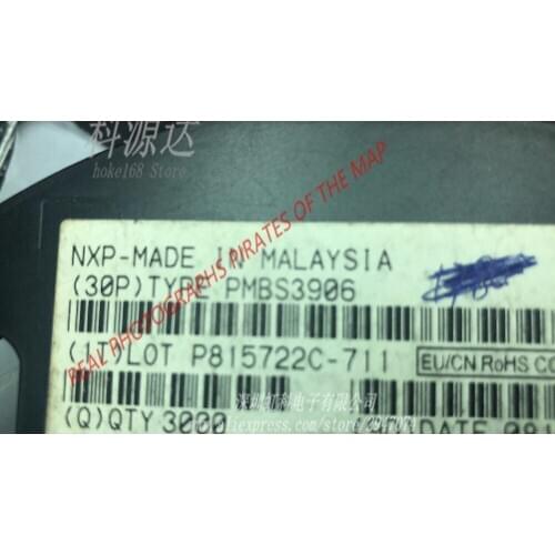 50pcs/lot PMBS3906 3906 SOT-23 New and Original In Stock