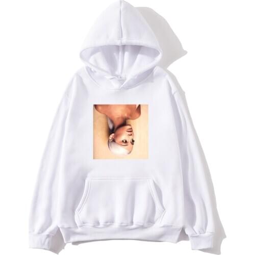 FADUN TOMMY Hoodie Kawaii Ariana Grande Printed Sweatshirt Long Sleeve Women/Men 2020 Hot Kpop Plus
