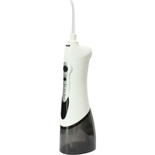 Cordless Portable Oral Irrigator with Travel Bag and 4 Jet Tips, Rechargeable Water Flosser Teeth Cleaner , IPX7 Waterproof