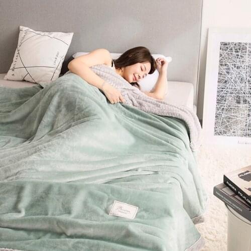 Mantas lisas para camas, manta de Sherpa suave, manta gruesa de franela cálida, manta a cuadros para sofá, manta polar