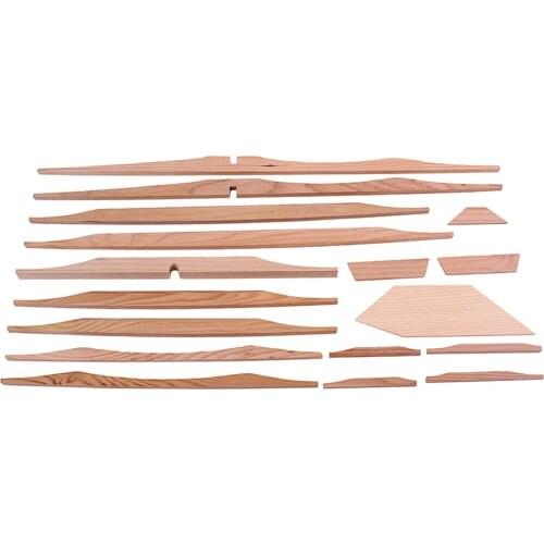 Set Of 17 Pieces Of Spruce Wood For Acoustic Guitar / Folk 41 '' Luthier DIY Part # 2