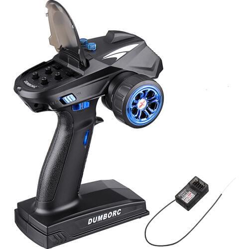 2019New DUMBORC-X6 6CH 2.4G RC Radio Controller Transmitter with Mixed Mode +Gyro Receiver for RC Car Boat Tank Support DIY