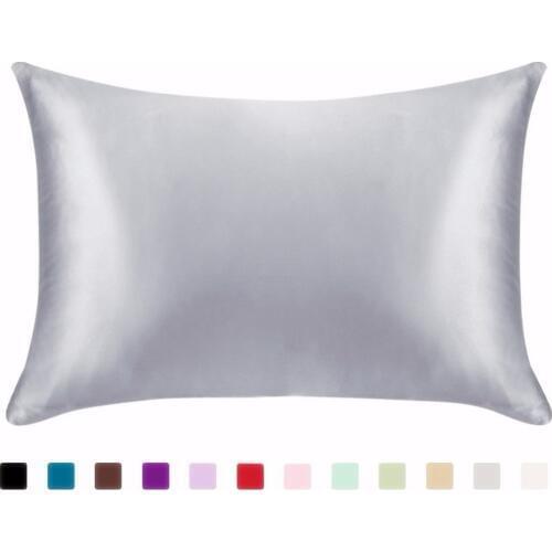 Silky Satin Pillowcases, Soft and Luxury, Pack of 1, Hidden Zipper
