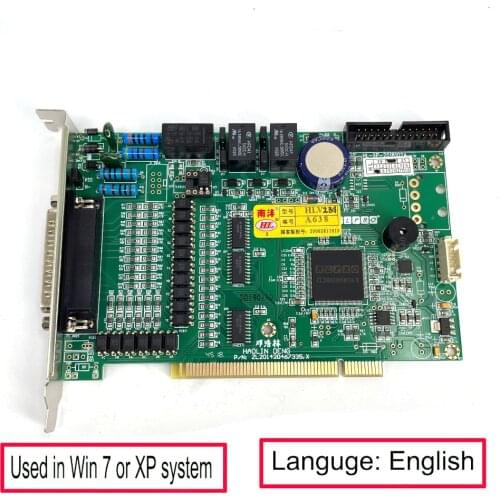 Orignal HL Card Wire Cut Control System USB Connection for Win 7 CNC Wire Cutting Machine
