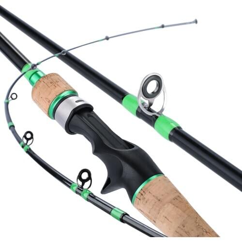 Sougayilang 1.8-2.4m 5 Sections Carbon Fiber Spinning Rod Casting Fishing Rod Ultralight Weight Fishing Pole Fishing Tackle