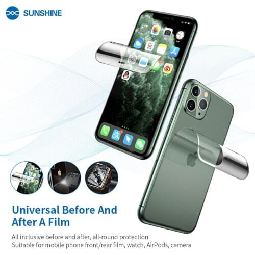 SUNSHINE SS-057A Hydrogel compressive repair Film for SS-890C Intelligent Cutting Machine for HUAWEI and edge phone no warping