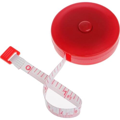 L9BE Retractable Ruler Tape Measure 60 inch 1.5m For Sewing Cloth Dieting Tailor