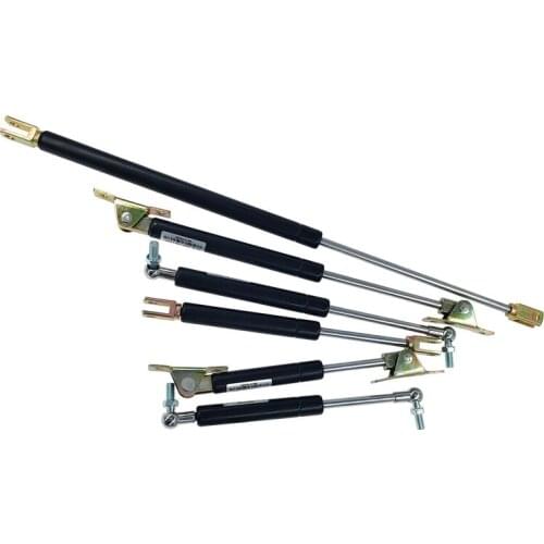 2PCS 18*8 Gas Spring Rod 170mm Stroke 50N-500N/5kg-50kg 420mm Hole Center Distance Cupboard Hinges Gas Spring Force lift support