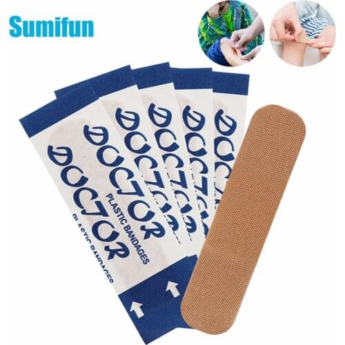 30/50/100pcs Waterproof First Aid Bandage Non-woven Medical Adhesive Wound Dressing Band Aid Breathable Wound First Aid Plasters