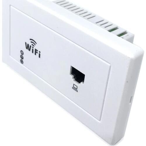 ANDDEAR White Wireless WiFi in Wall AP High Quality Hotel Rooms Wi-Fi Cover Mini Wall-mount AP Router Access Point