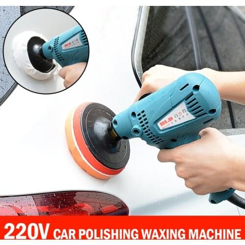 Pcmos 220V Automotive Polishing Machine Polisher Waxing Machine Adjustable-speed Furniture Porcelain Polisher Electrical Tool