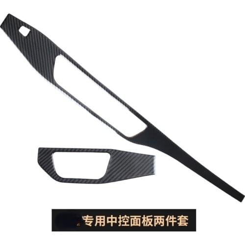 Automotive Interior Stickers Car Ignition Switch Decoration Trim for Audi new A4LB9 Central control - headlamp panel Accessories