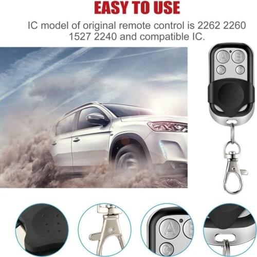 433 Mhz Rf 4 Channel Cloning Duplicator Key Fob A Distance Learning Electric Garage Door Controller Ic Model 2262 2260 1527 2240