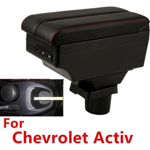 For Chevrolet Activ armrests box For Chevrolet Onix armrest box USB Onix Activ cobalt armrests box