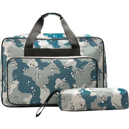 Travel Portable Large Capacity Handbag Printing Sewing Machine Bags Multi-Function Storage Pouch+Small Tool Clutch Purse