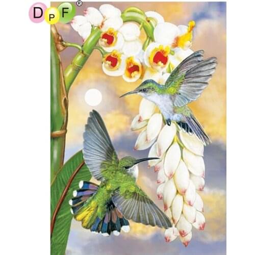 DPF DIY The bird fruit 5D diamond painting cross stitch wall painting crafts diamond embroidery home decor diamond mosaic square