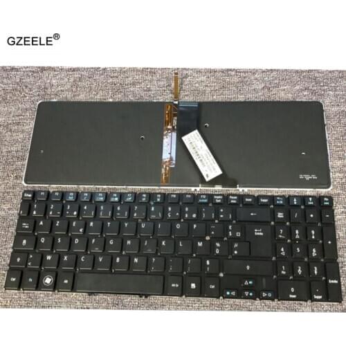 French Laptop Keyboard for ACER Aspire V5 V5-531 V5-531G V5-551 V5-551G V5-571 V5-571G V5-571P V5-531P M5-581 FR Backlit