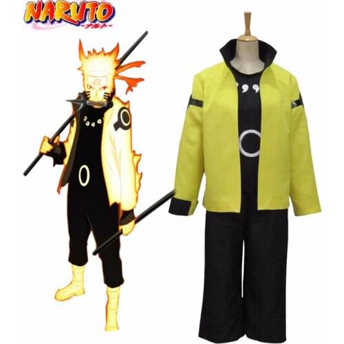 Uzumaki Narut Nine-Tails Bijuu Mode 3rd Cosplay Costume Tailor Made